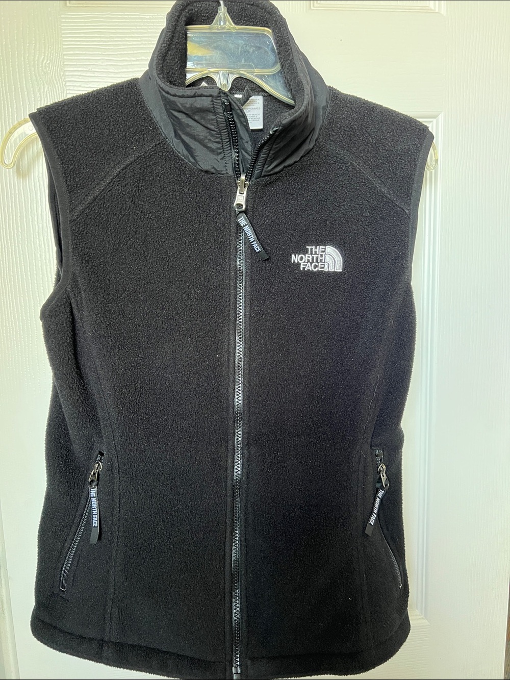 The North Face Women's Black Fleece Vest with Logo